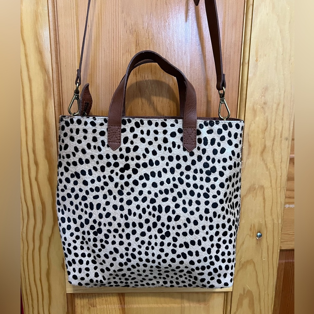 Madewell Animal Print Mini Tote